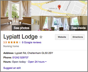 Lypiatt Lodge 360 Google Virtual Tour GBP