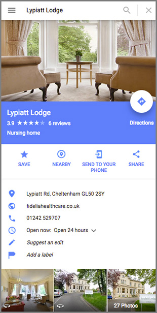 Lypiatt Lodge 360 Google Virtual Tour - Maps