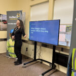 Jo Hailey giving her Google Business Profile talk at Grafters St Albans