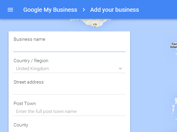 i want to add my business to google but not my address