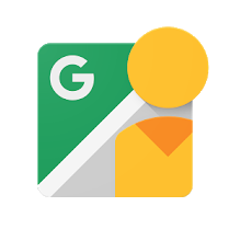 Icon for the Google Street View app.