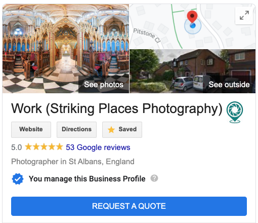 Example of Google Knowledge Panel